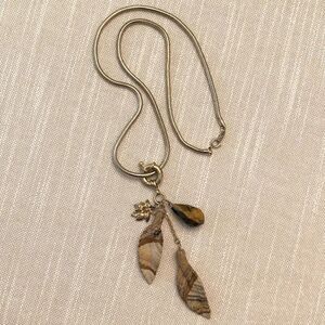 Napier | Natural Charm Cluster Necklace | 24” Length